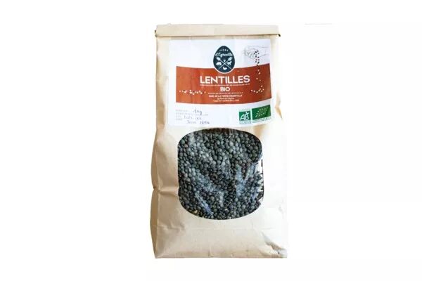 Lentilles Vertes - Bio - Saint Germain Laxis - 1 kg
