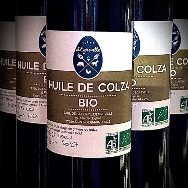 Nouveau notre huile de colza bio